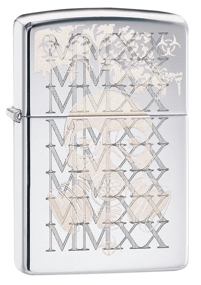 Zippo Mask 2020 Design High Polish Chrome Windproof Lighter
