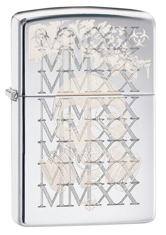 Zippo Mask 2020 Design High Polish Chrome Windproof Lighter