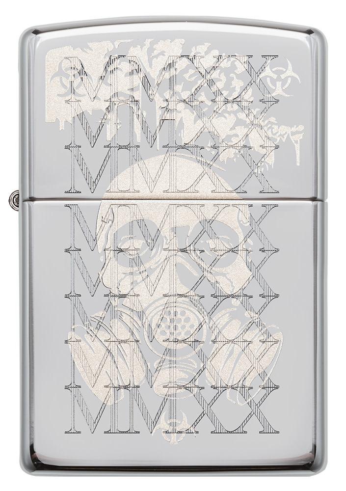 Zippo Mask 2020 Design High Polish Chrome Windproof Lighter