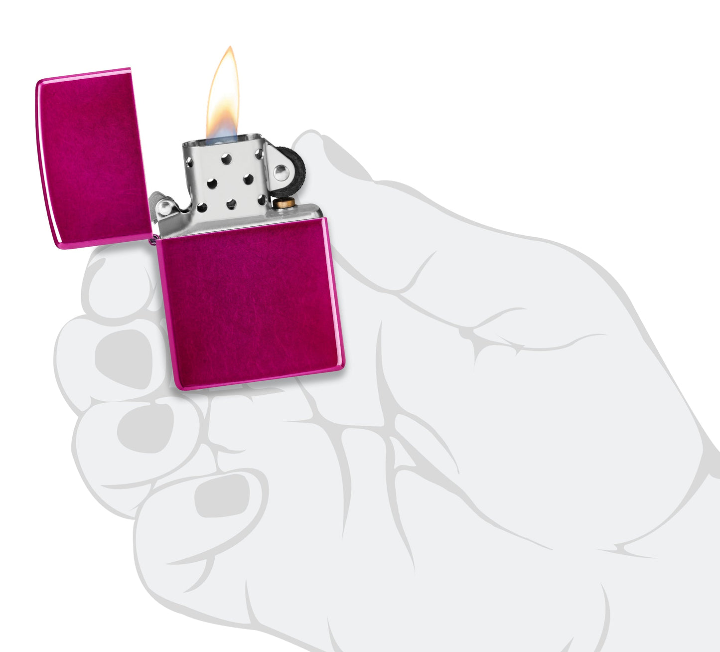Zippo Classic Candy Raspberry Windproof Lighter