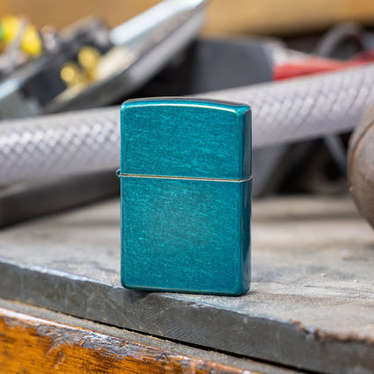 Zippo Classic Candy Teal Windproof Lighter
