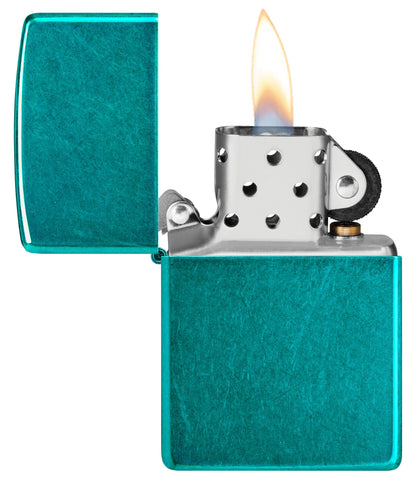 Zippo Classic Candy Teal Windproof Lighter