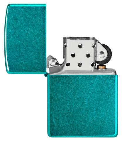 Zippo Classic Candy Teal Windproof Lighter