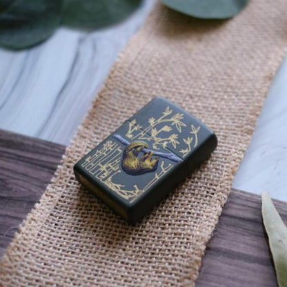 Zippo Pangolin Design Green Matte Windproof Lighter