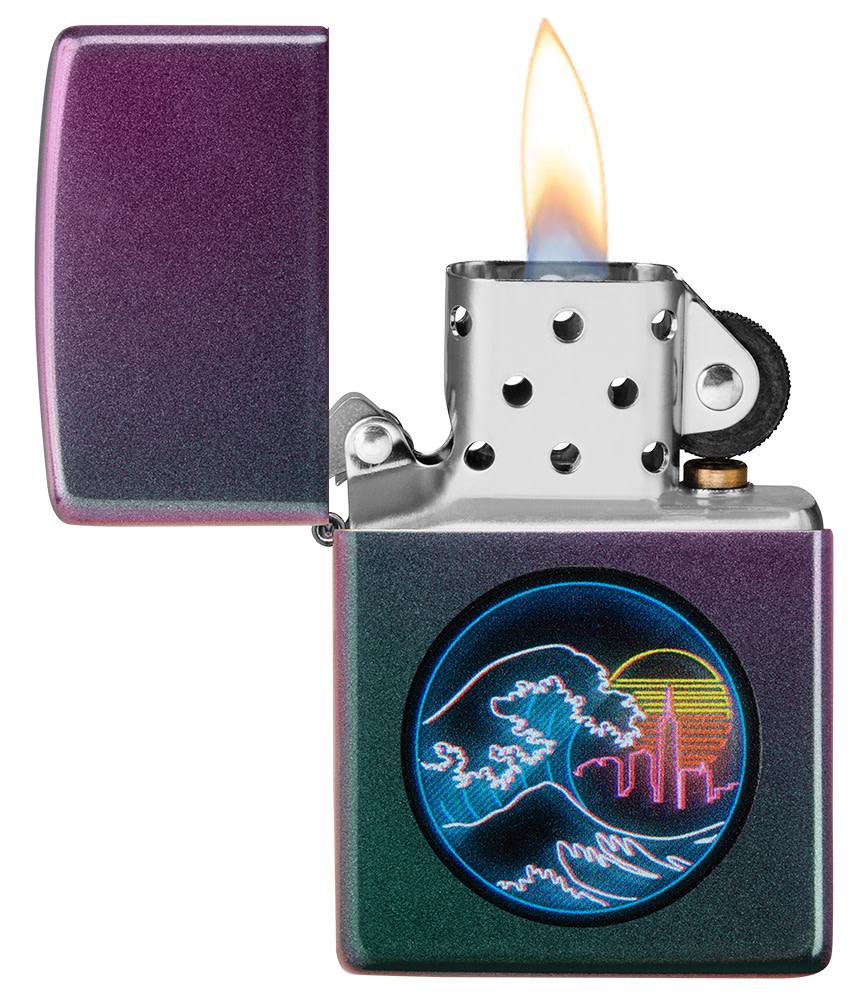 Zippo Great Vaporwave Iridescent Windproof Lighter