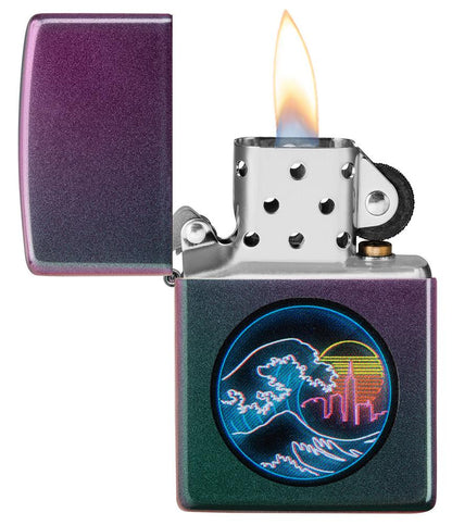 Zippo Great Vaporwave Iridescent Windproof Lighter