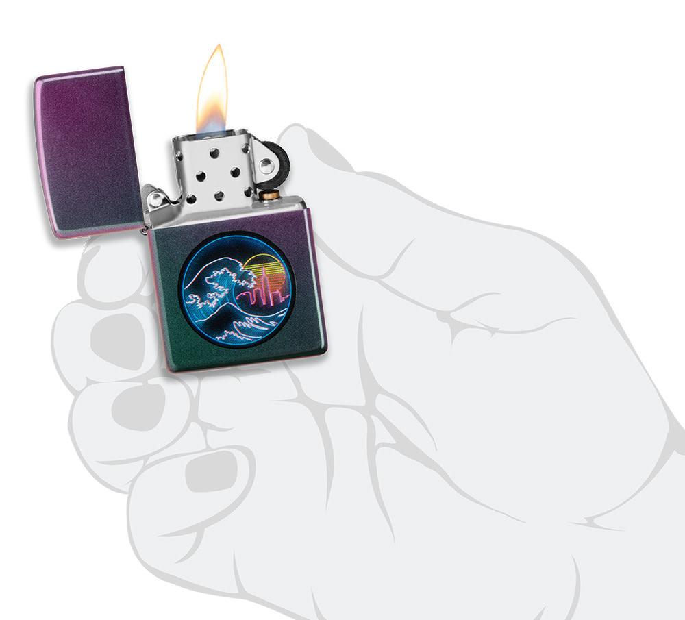 Zippo Great Vaporwave Iridescent Windproof Lighter