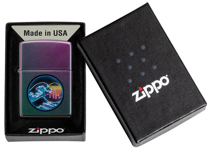 Zippo Great Vaporwave Iridescent Windproof Lighter