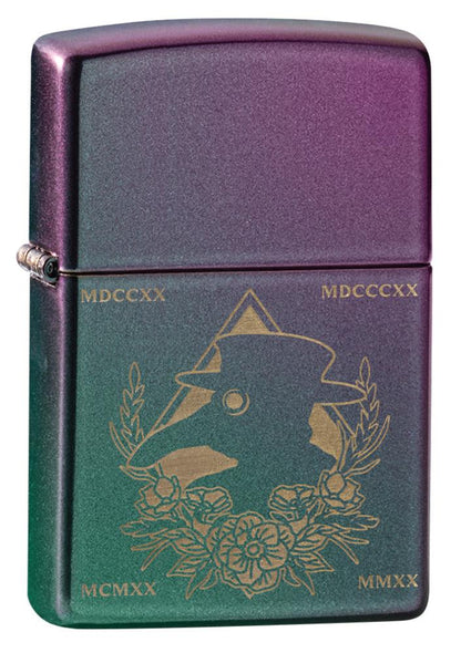 Zippo Plague Doctor Mask Iridescent Windproof Lighter