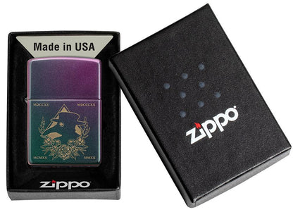 Zippo Plague Doctor Mask Iridescent Windproof Lighter
