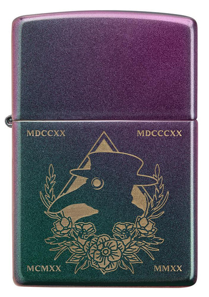 Zippo Plague Doctor Mask Iridescent Windproof Lighter