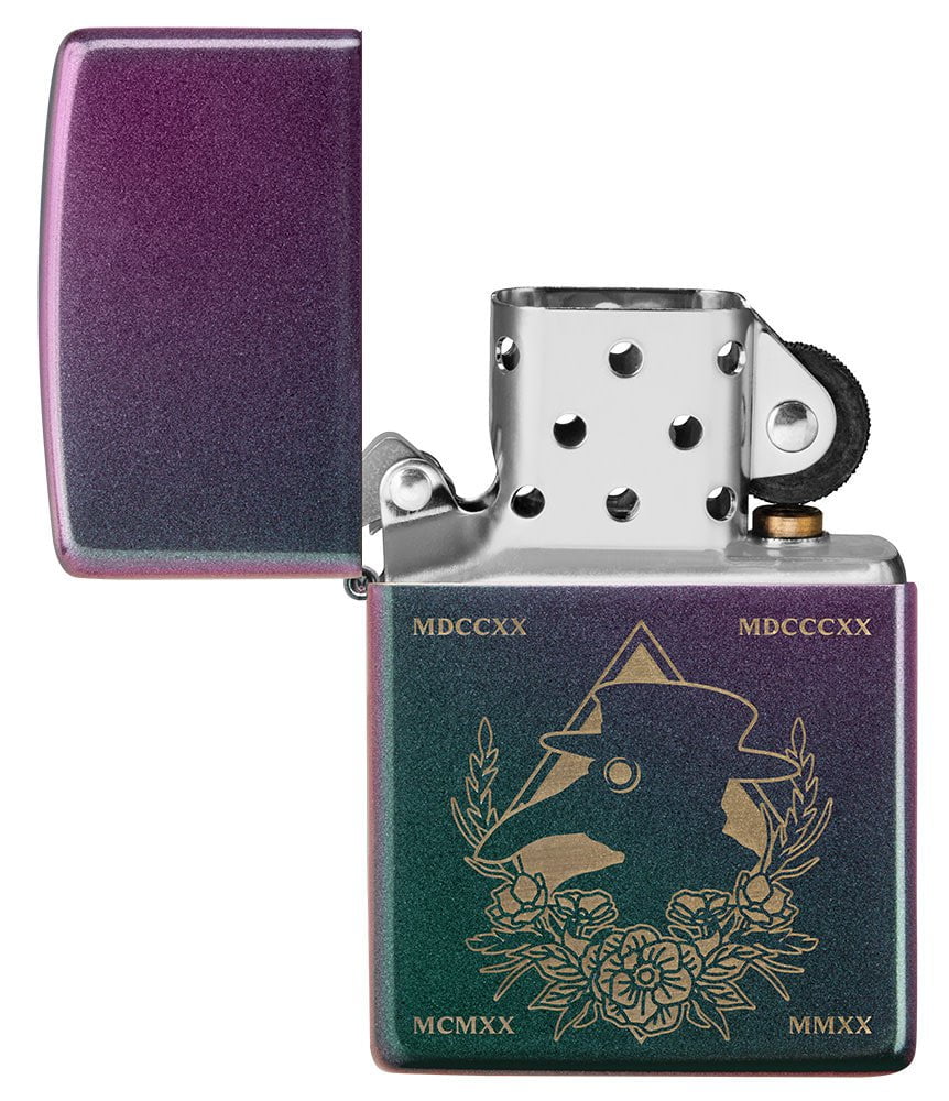 Zippo Plague Doctor Mask Iridescent Windproof Lighter