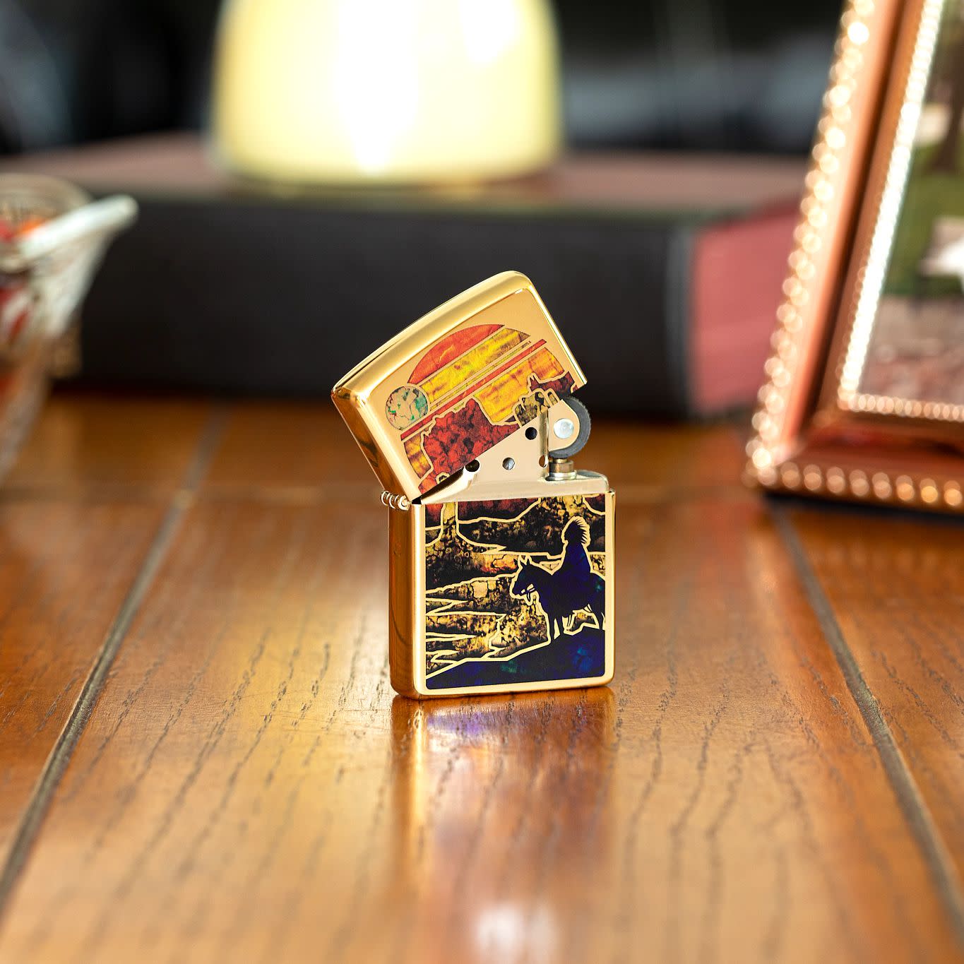 Zippo Zfusion Desert High Polish Brass Windproof Lighter