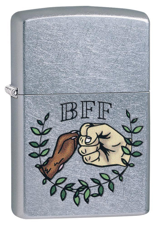Zippo Paw Bump Design Street Chrome Windproof Lighter