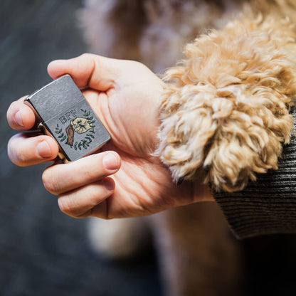 Zippo Paw Bump Design Street Chrome Windproof Lighter