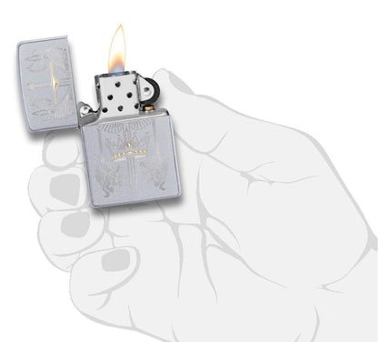 Zippo Sword Design Windproof Lighter
