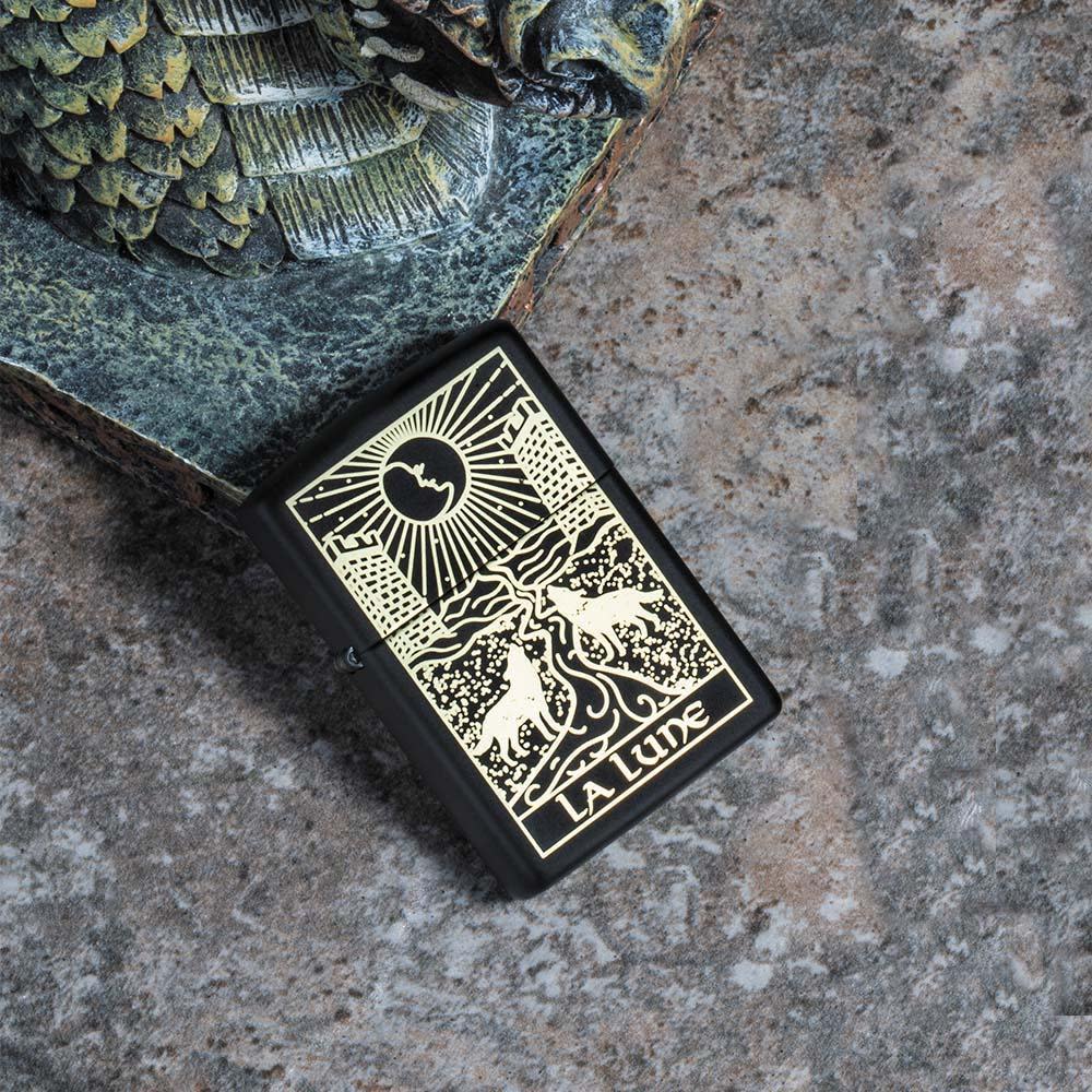 Zippo Wolf Tarot Card Design