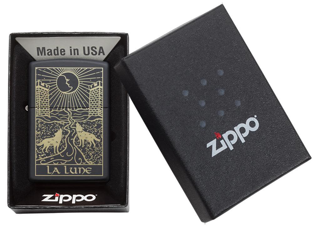 Zippo Wolf Tarot Card Design