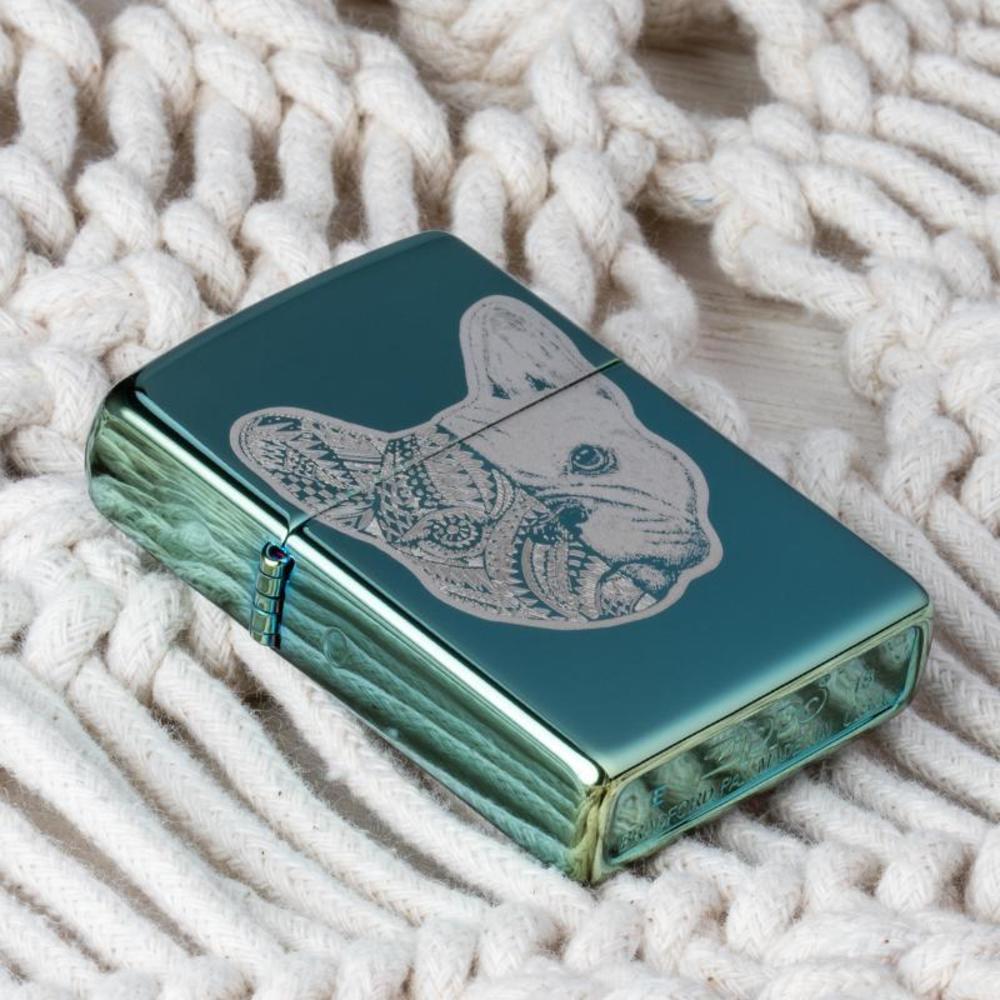 Zippo French Bulldog Design
