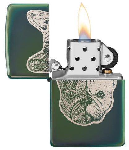 Zippo French Bulldog Design