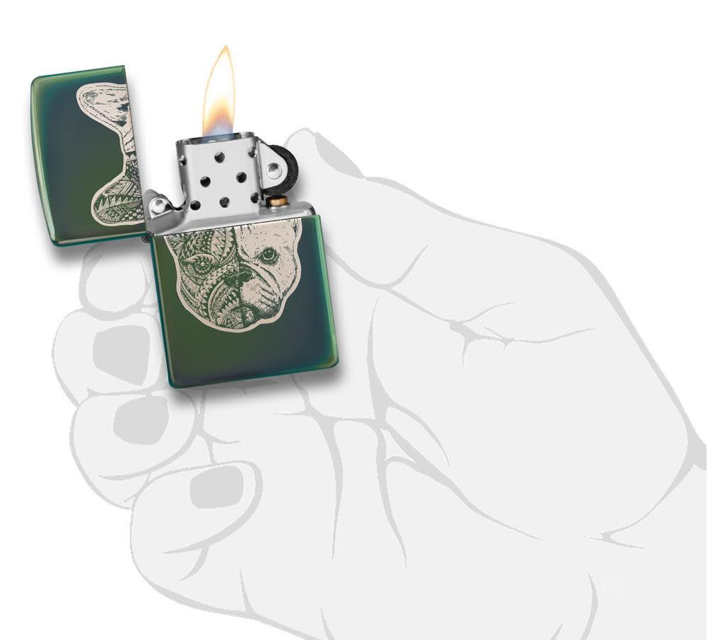 Zippo French Bulldog Design