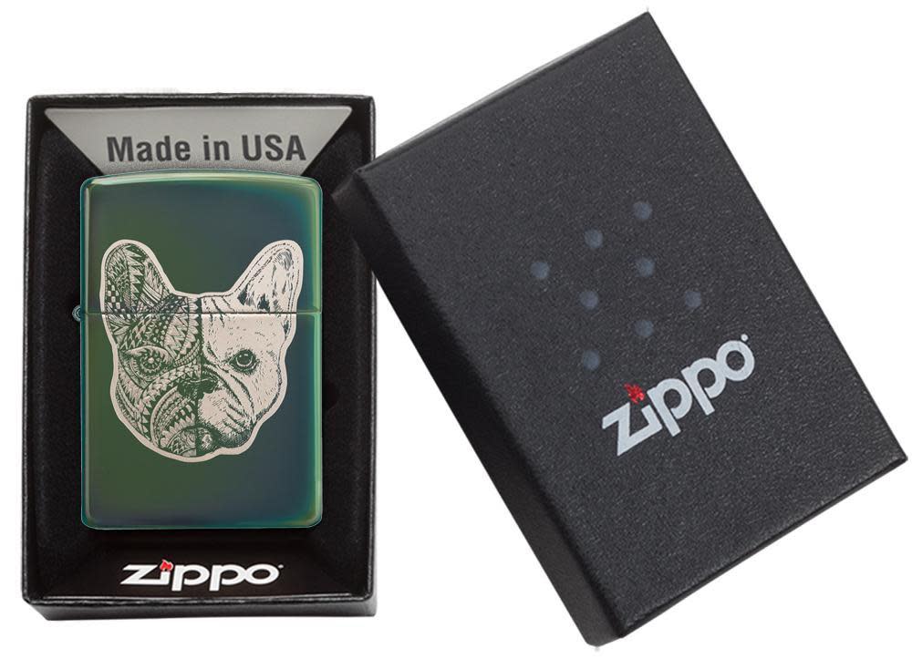 Zippo French Bulldog Design
