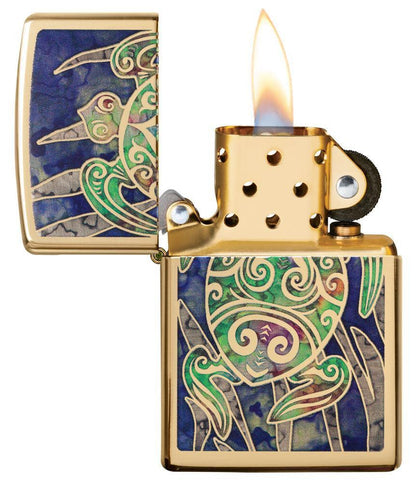 Zippo Turtle Design Windproof Lighter