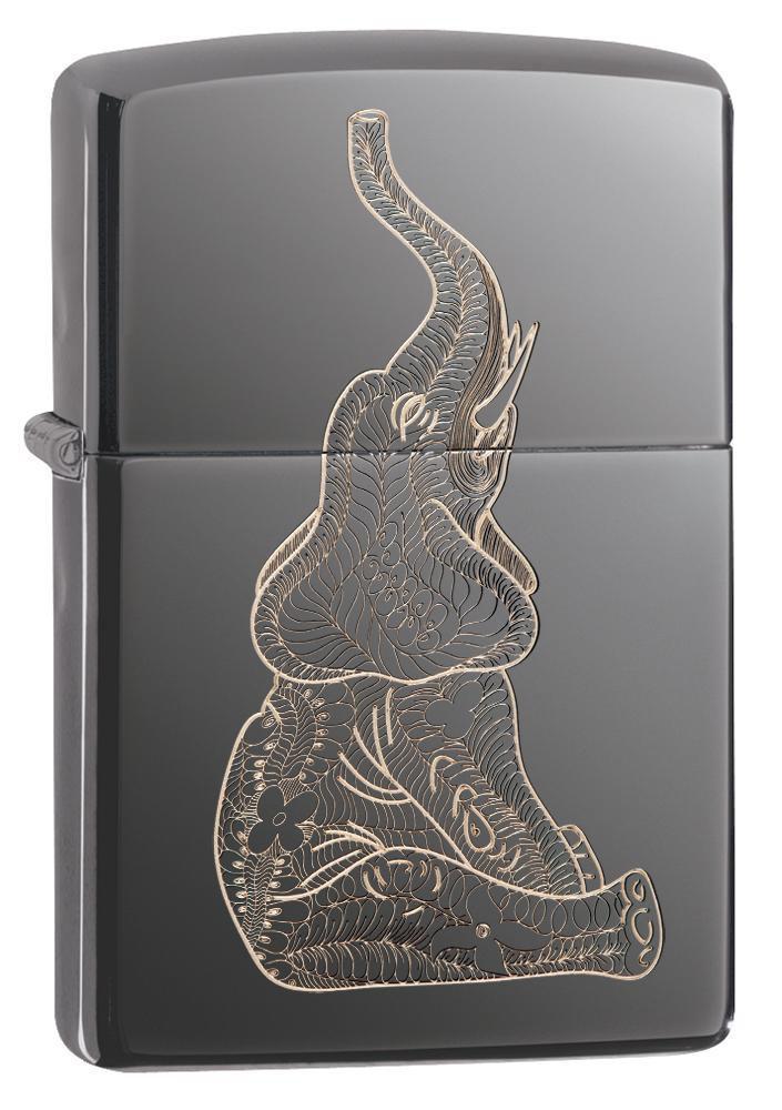 Zippo Zentangle Elephant Design Windproof Lighter
