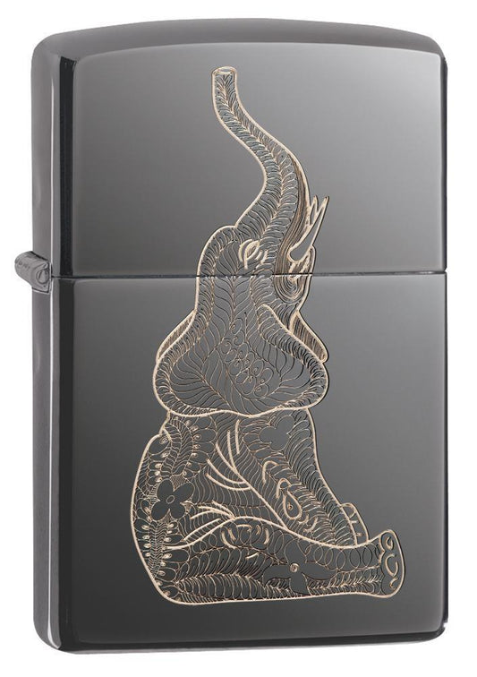 Zippo Zentangle Elephant Design Windproof Lighter