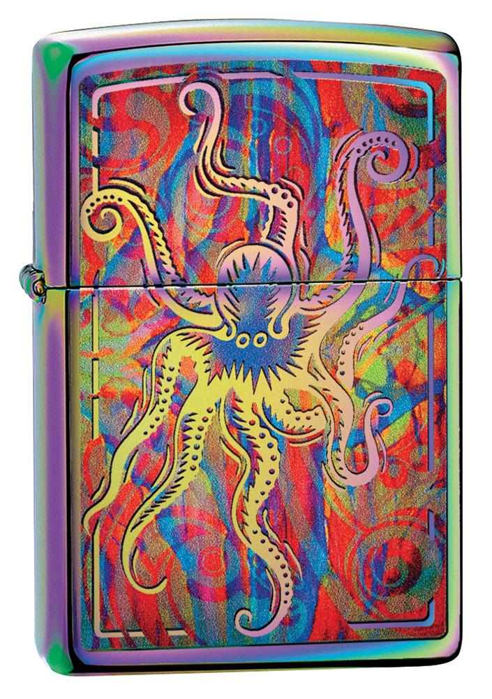 Zippo Colorful Octopus Multi Color Lighter