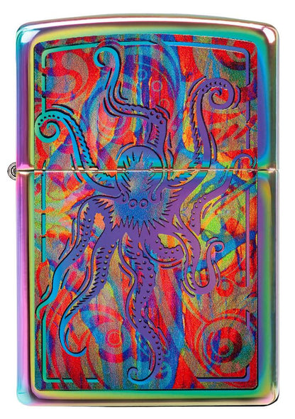 Zippo Colorful Octopus Multi Color Lighter