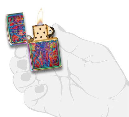 Zippo Colorful Octopus Multi Color Lighter
