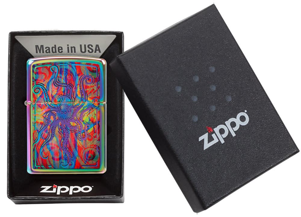 Zippo Colorful Octopus Multi Color Lighter
