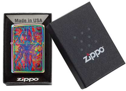 Zippo Colorful Octopus Multi Color Lighter