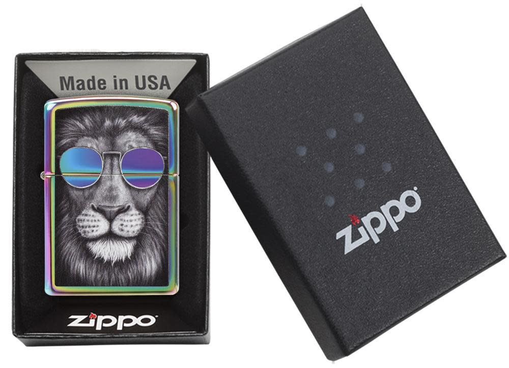 Zippo Lion in Sunglasses Spectrum Windproof Lighter